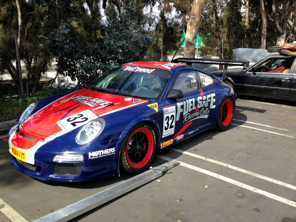 Fuel Safe Porsche GT3 Cup race car front